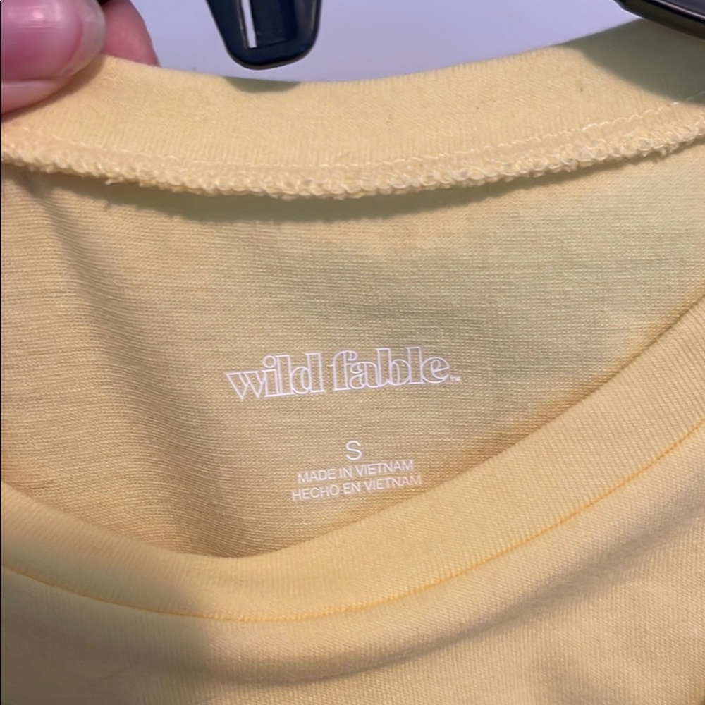 Wild Fable Sunny Yellow Tee - Picture 3 of 3